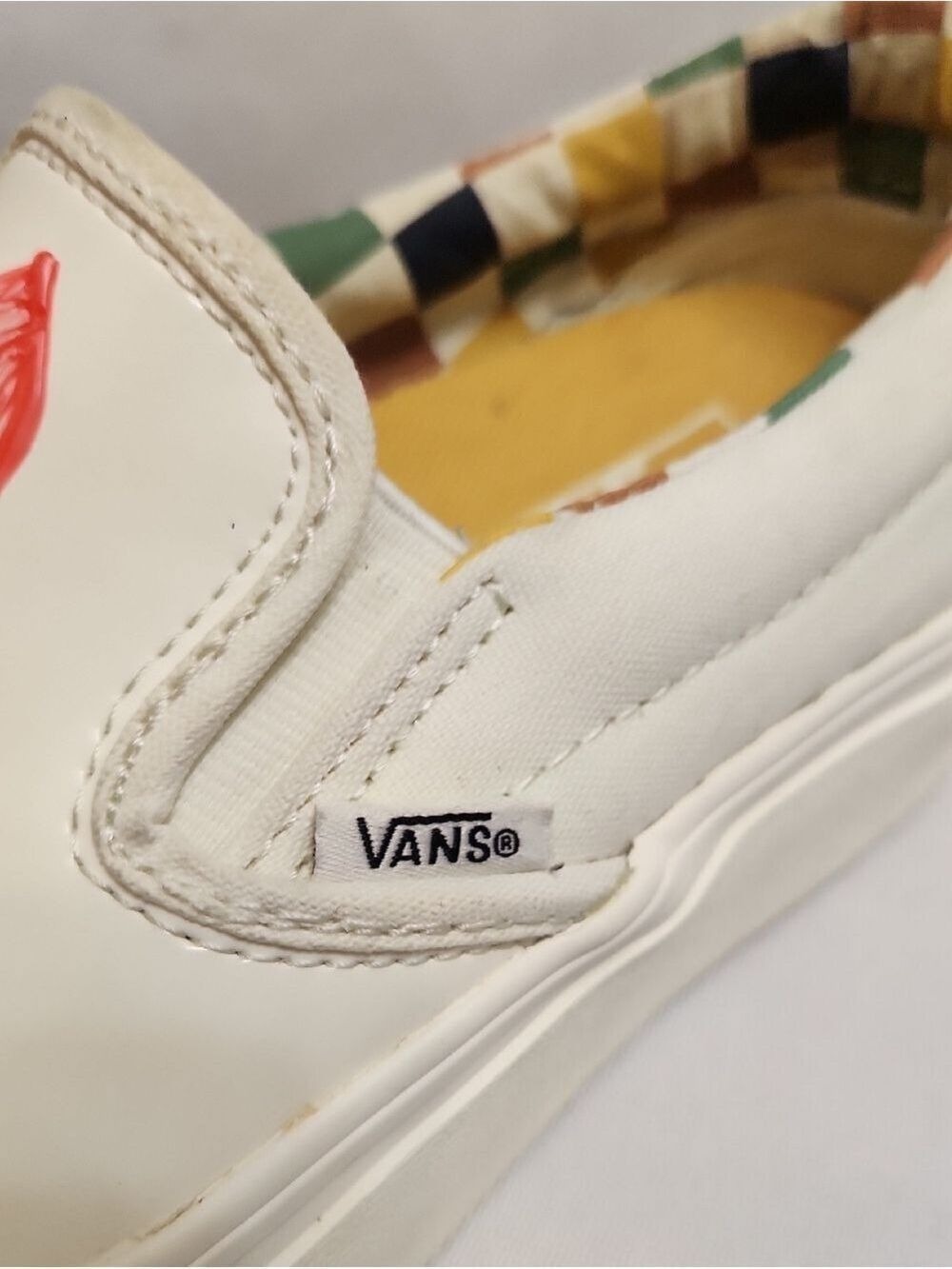 Vans × Karina Rozunko Heart Slip-on Platform Sneakers (W Size 5.5) - Picture 12 of 14